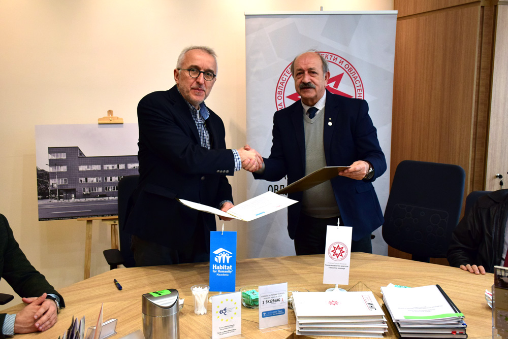Потпишан меморандум за соработка со Хабитат Македонија